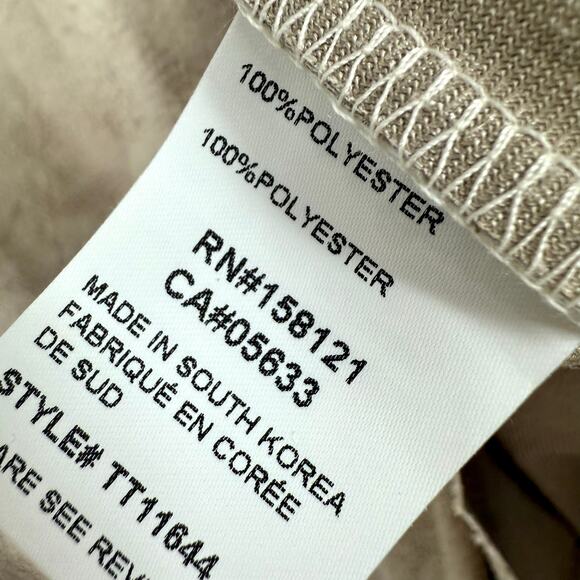 NEW NWT Trisha Tyler Medium Wearable Art Faux Suede Blouse Shirt Top Artsy - Picture 4 of 7